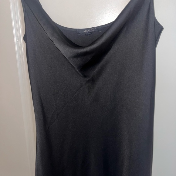All Saints Hadley Cowl neck midi slip dress - Picture 6 of 6